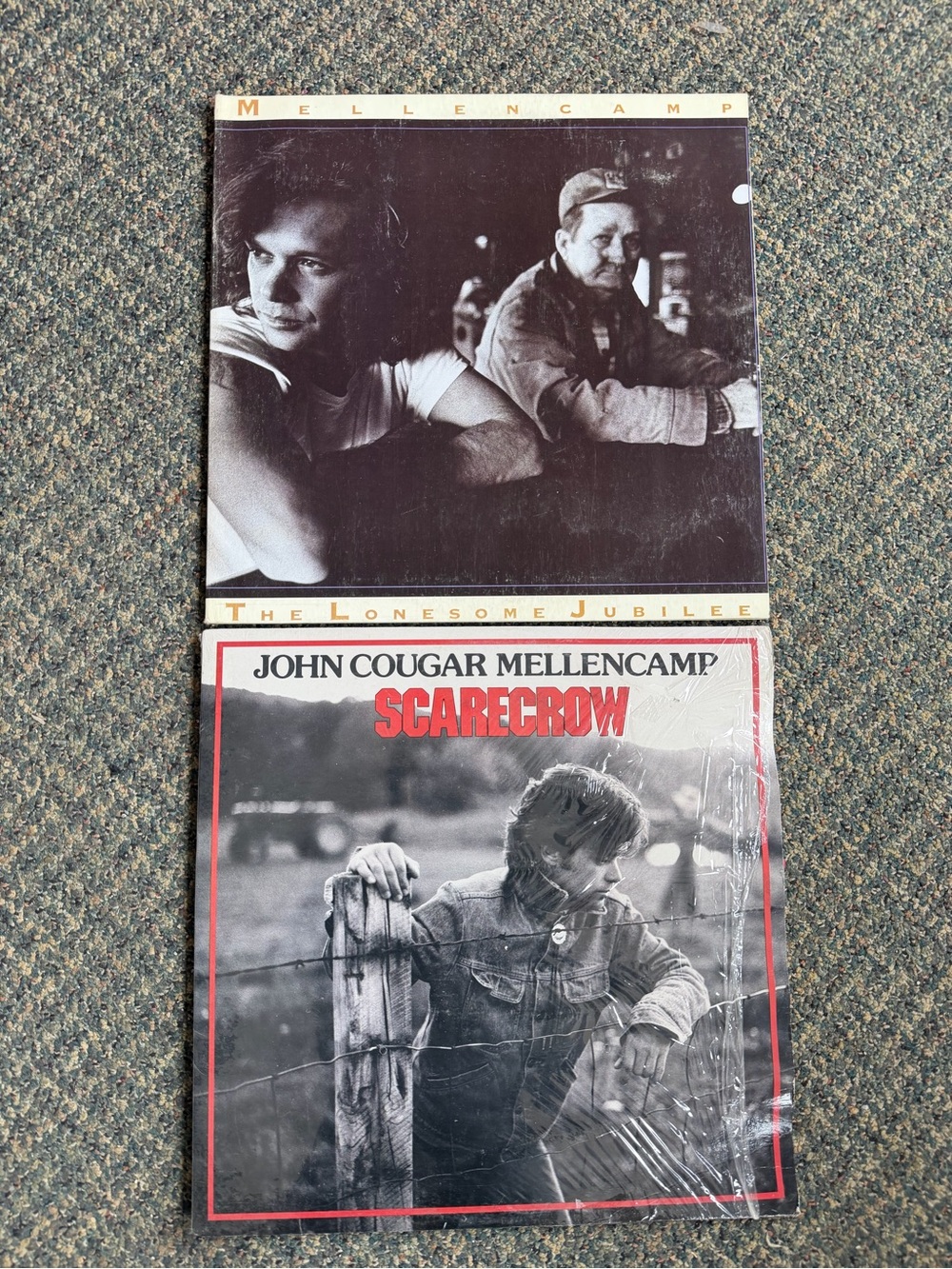 John Cougar Mellencamp Vintage Vinyl Records Albums